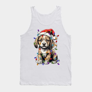 Christmas Puppy Tank Top